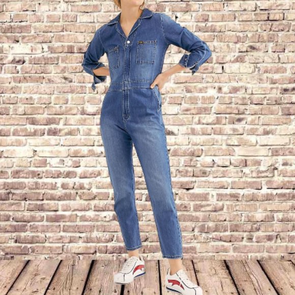 lee denim jumpsuit